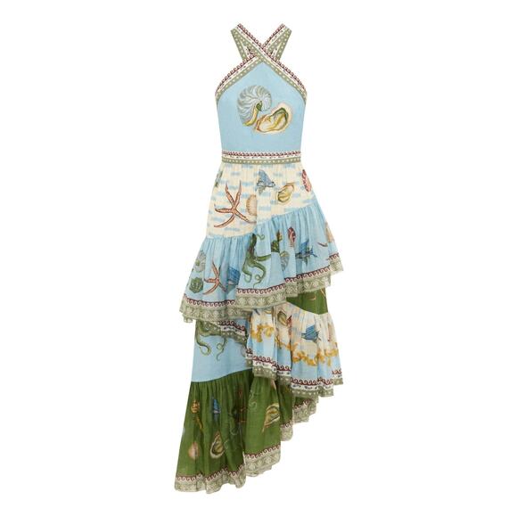 ALEMAIS Bath House midi dress US 6 - Picture 1 of 10